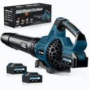 GEVEELIFE LEAF BLOWER CORDLESS 650CFM & 3 SPEED LEVELS LB-8195 - BLUE - Like New