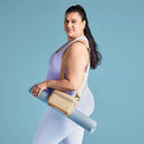 ALL IN MOTION YOGA MAT CARRIER BUCKLE CLOSURE, RECYCLED NYLON - CREAM - Brand New