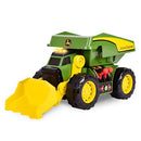 JOHN DEERE MOTORIZED DIG RIG 2-IN-1 DUMP TRUCK FRONT LOADER 470273 - GREEN - Brand New