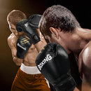 TGLLM BOXING GLOVES MEN & WOMEN - BOXING TRAINING GLOVES ONLY LARGE - BLACK - Like New