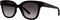 SALVATORE FERRAGAMO SMOKE GRADIENT SQUARE LADIES SUNGLASSES SF1066S 001 52 - Like New