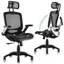 GABRYLLY ERGONOMIC OFFICE CHAIR, HIGH BACK HOME DESK CHAIR WITH HEADREST - BLACK - Like New