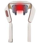 THERAPEXA NECK & SHOULDER MASSAGER WITH HEAT,6D SHIATSU BACK MASSAGER - BEIGE - Like New