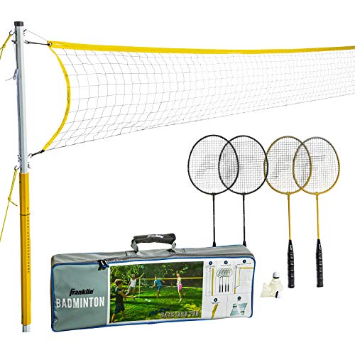 FRANKLIN SPORTS, Outdoor Backyard, Beach Badminton Set, 52632X,  Adults Kids - Like New