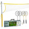 FRANKLIN SPORTS, Outdoor Backyard, Beach Badminton Set, 52632X,  Adults Kids - Like New