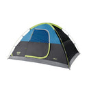 COLEMAN SUNDOME DARK ROOM 4 PERSON TENT 2000032253 - BLACK/LIME GREEN - Like New