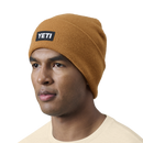 YETI MEN'S LOGO ACRYLIC BEANIE - GOLD - Like New