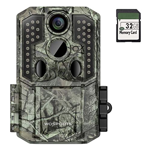 WOSPORTS TRAIL CAMERA 48MP 4K 0.2S TRIGGER MOTION ACTIVATED GAME HUNTING CAMERA New