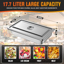 MD-15161-4P SL/GREEN Hotel Pan Full Size Steam Table Pan 4" Deep (4 Pack) - Brand New