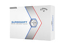 CALLAWAY GOLF SUPERSOFT GOLF BALLS 12 PIECE PACK WHITE - Like New