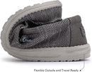 110354000 Hey Dude Wally Sox Charcoal Men's Shoe Charcoal Size 12 - Like New