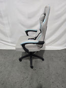 DARKECHO GAMING CHAIR FABRIC POCKET SPRING CUSHION - GRAY/BLUE - Like New