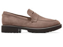 COLE HAAN GENEVA LOAFER WOMEN'S LOAFERS LAVA SUEDE SIZE 10B - LAVA SUEDE - Like New