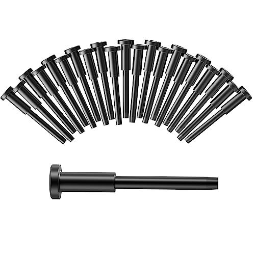 BLIKA 20 Pack 1/8" Black Stainless Steel Receiver Swage Stud Cable Railing - Like New