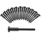 BLIKA 20 Pack 1/8" Black Stainless Steel Receiver Swage Stud Cable Railing - Like New