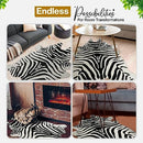 Elegant Faux Zebra Rug - Versatile Zebra Rugs for Living Room - Brand New