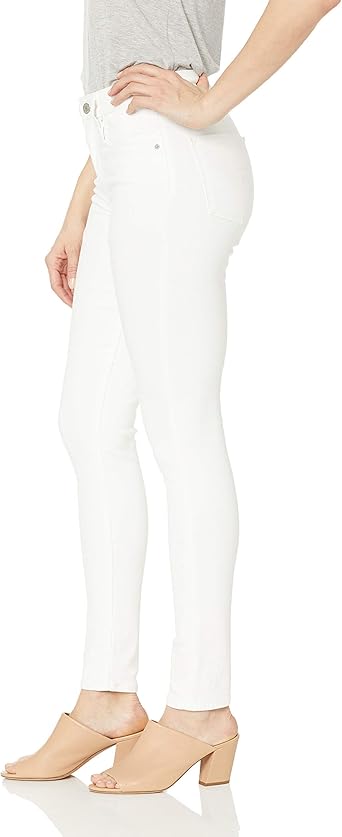 LEVI'S 721 HIGH RISE SKINNY WOMEN'S JEANS - SOFT CLEAN WHITE - SIZE 27 - Like New