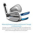 CALLAWAY PARADYM AI SMOKE 6 IRON, STEEL, REGULAR, STANDARD - CHROME - Like New