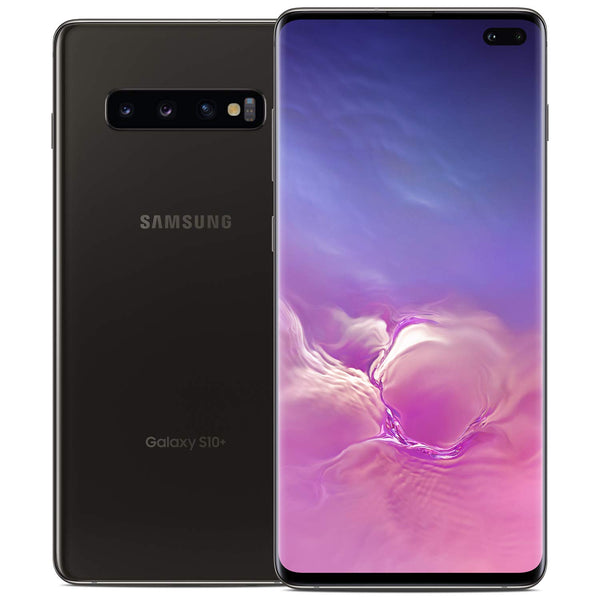 SAMSUNG GALAXY S10+ PLUS - 512GB - UNLOCKED - CERAMIC BLACK Like New