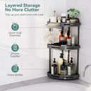 Binecer Corner Shower Caddy Standing, 3-Tier Rustproof Shower Organizer - Brand New