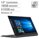 For Parts: LENOVO ThinkPad X1 Yoga 14 FHD I7-10510U 16 512GB SSD MOTHERBOARD DEFECTIVE