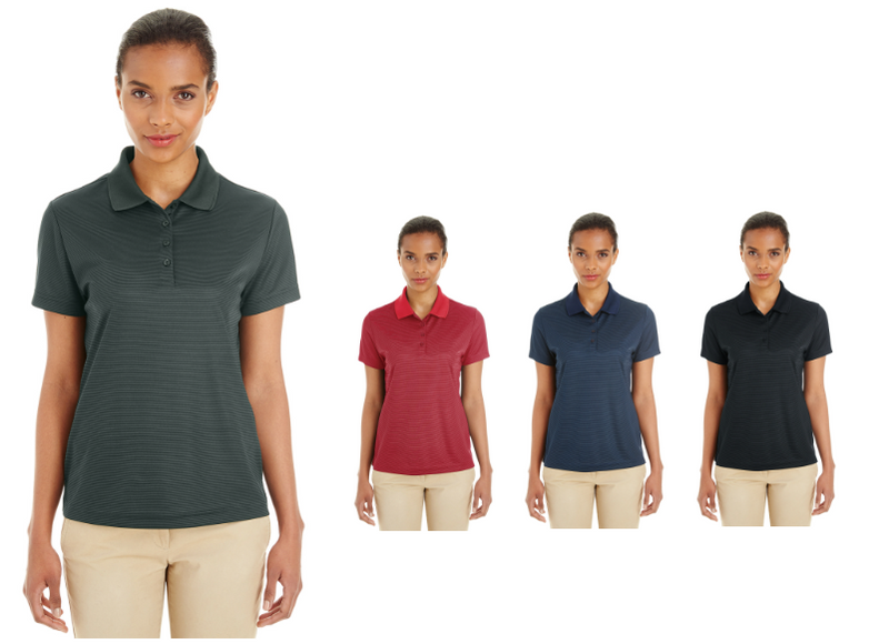 CE102W CORE 365 Ladies' Express Microstripe Piqué Polo New