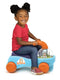 JAKKS PACIFIC THE BLUEY & BINGO KEEPY UPPY RIDE INFANTS INSTALL - BLUE/ORANGE - Brand New