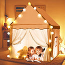 SIFREAW Foldable Kids Play Tent Canvas Children Tent Large Kids Playhouse - Brand New