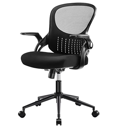 SMUG OFFICE COMPUTER GAMING DESK CHAIR ERGONOMIC MID-BACK MESH ROLLING - BLACK - Like New