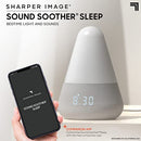 SHARPER IMAGE SOUND SOOTHER INTELLIGENT SLEEP TRAINER & AIDE - WHITE - Like New