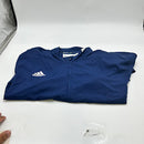 ADIDAS GI6790 ADIDAS SIDELINE 21 SHORT SLEEVE 1/4 ZIP SIZE 2XL  - BLUE/WHITE - Like New