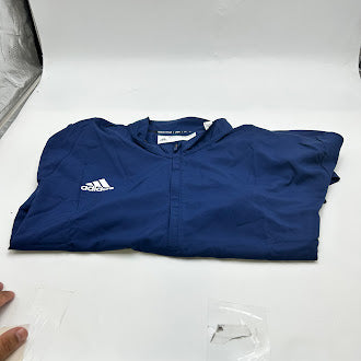ADIDAS GI6790 ADIDAS SIDELINE 21 SHORT SLEEVE 1/4 ZIP SIZE 2XL  - BLUE/WHITE - Like New