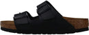 BIRKENSTOCK ARIZONA SMOOTH LEATHER, HOMME SANDALS - SIZE: MEN 10 - BLACK - Brand New