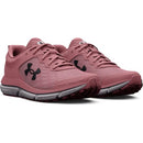 UNDER ARMOUR WOMEN CHARGED ASSERT 10 SIZE 7.5 PINK ELIXIR/BLACK - Like New