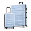 138454 SAMSONITE OMNI 2 HARDSIDE 2 PIECE SET GLOBAL CARRY-ON PALE BLUE - Brand New