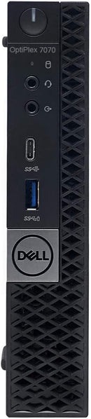 DELL OPTIPLEX 7070 MICRO INTEL CORE I7-9700T 32GB DDR4 RAM 512GB SSD - BLACK - Like New