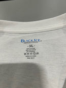 BLACK ICE PREMIUM CLOTHING 3XL WHITE T SHIRT - SIZE: MEN 3XL WOMEN 3XL - WHITE - Brand New