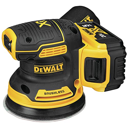 DEWALT 20V MAX RANDOM ORBITAL SANDER KIT DCW210P1 - YELLOW/BLACK - Brand New