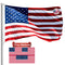Thicken American Flag, US Flags 3x5 Outdoor High Wind, 3x5 American Flag - Like New