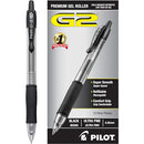 PILOT, G2 PREMIUM GEL ROLLER PENS, ULTRA FINE POINT 0.38 MM, 12 PACK, BLACK - Brand New