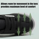 AIPAISTEPS MENS DIABETIC SHOES HOOK&LOOP STRAP WALKING SHOES - SIZE 11XW - BLACK - Like New