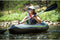 Sevylor QuickPak K5 Inflatable Kayak Pump/Paddle Included 2000014136 - Gray - Like New