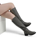 DREAM PAIRS Women's Knee High Riding Boots,Grey,12 - Brand New