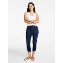 TIME AND TRU WOMEN'S CAPRI JEGGINGS - SIZE: WOMEN 2XL - DARK WASH - Brand New