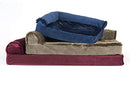 Furhaven Orthopedic Dog Bed Plush Velvet Removable Bolsters 30" x 20" x 6" - Brand New