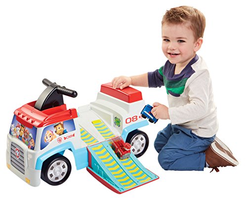 PAW PATROL PUSH RIDE-ON, PLAYS THEME SONG - INCLUDES CHASE & MARSHALL SCULPTED - Brand New