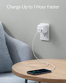 ANKER WALL OUTLET EXTENDER USB WALL CHARGER 321 OUTLET EXTENDER - WHITE - Like New