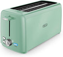 BELLA 4 Slice Long Slot Toaster TA7402-UL - Sage Like New