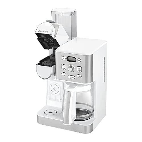 CUISINART COFFEE MAKER, 12-CUP GLASS CARAFE, BREWER SS-16W - WHITE - Like New