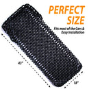 ZONE TECH ZONETECH BLACK WOODEN BEADED COMFORT SEAT COVER SE6-84 - Like New